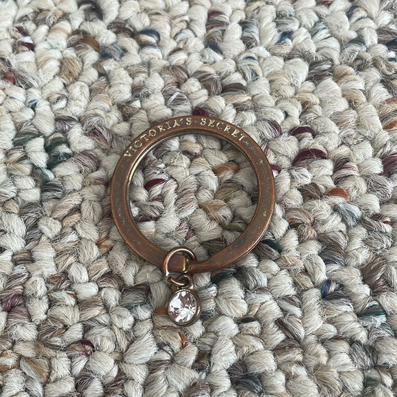 Victoria’s Secret Copper Colored Keychain With Rhinestone - Picture 1 of 3